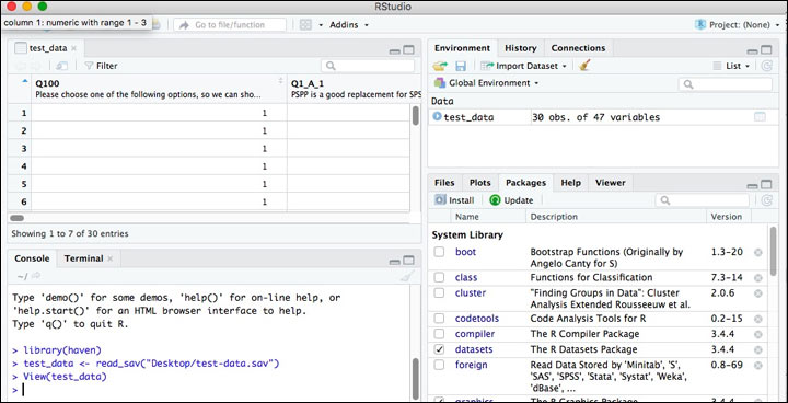 Free statistics software for the Mac (and open source)