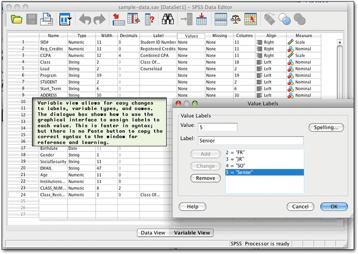 variable view