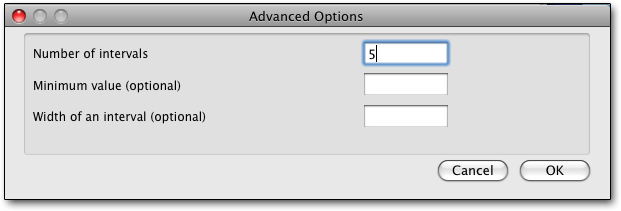 advanced options